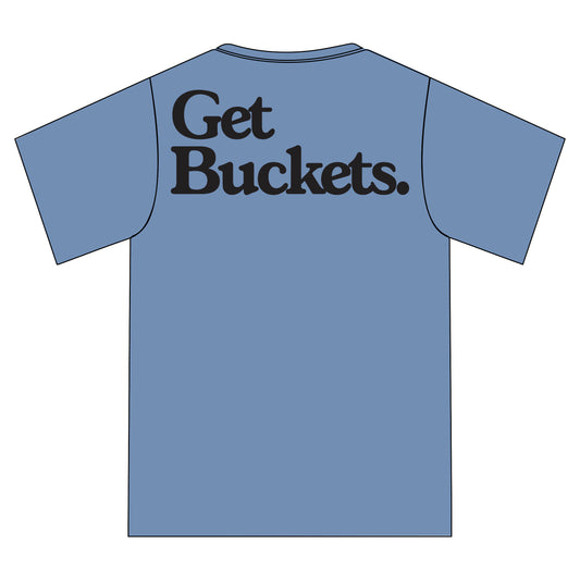 Blue Get Buckets tee - Blue