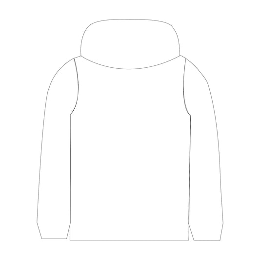 Blue Buckets Hoodie - White